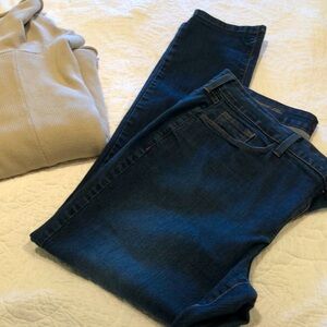 NYDJ skinny boyfriend, Annabelle, size16, dark wash